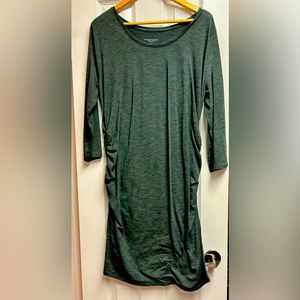 Green maternity dress